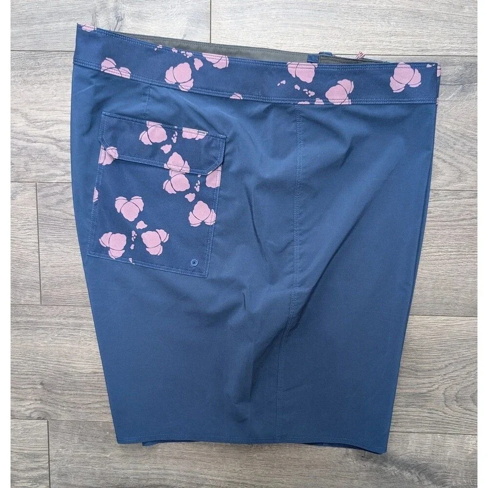 Patagonia Men's Boardshorts Sz 44 Hydropeak Swim Trunk Surf Tidepool Blue